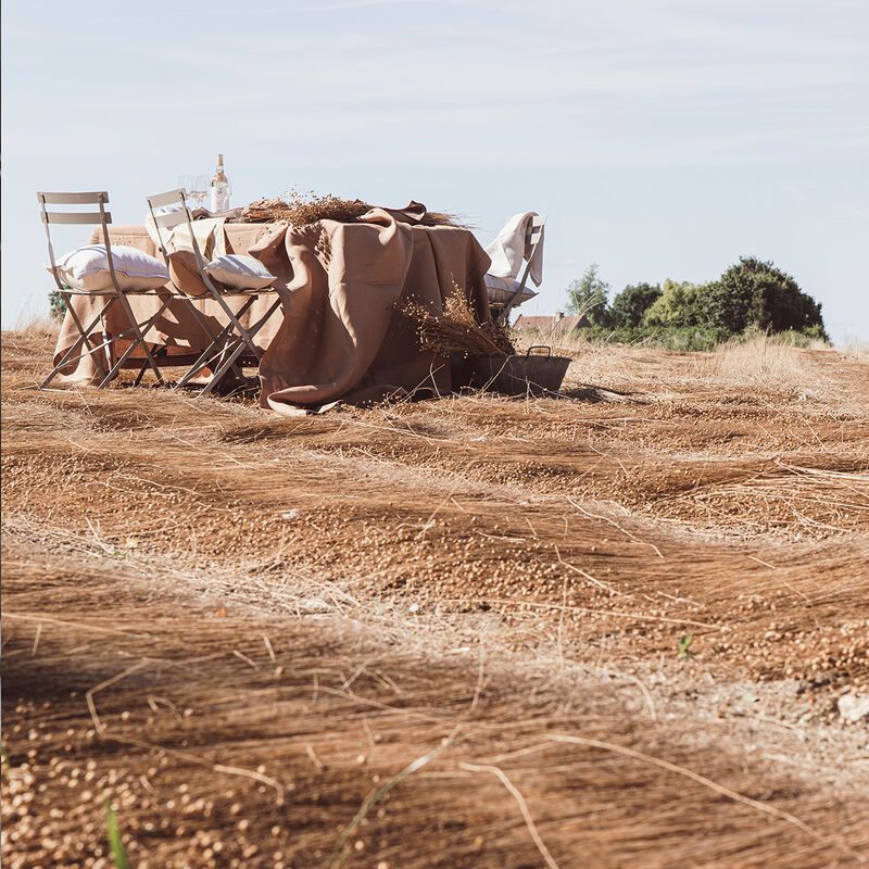 Mantel Portofino Terra 175x320 100% lino, , hi-res image number 0